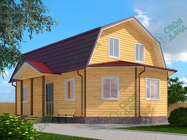 Дом из бруса «Калинин»