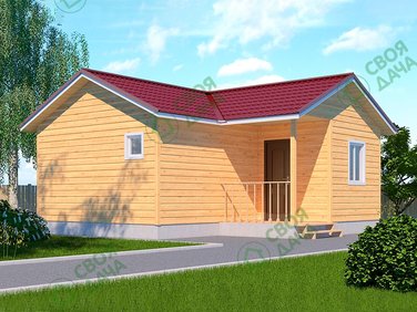 Баня из бруса «Кама»