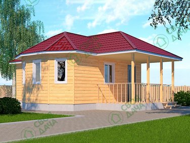 Баня из бруса «Молога»