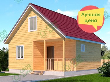 Дом из бруса «Омск»