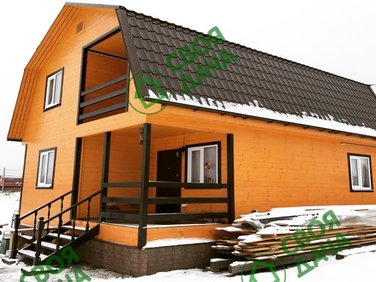 Каркасный дом 6,0 м х 9.0 м
