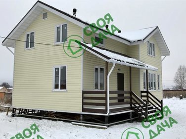 Каркасный дом 8,0 м х 10.0 м