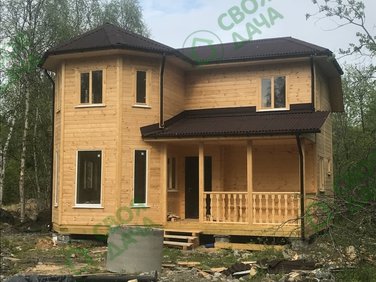 Каркасный дом 7 х 8