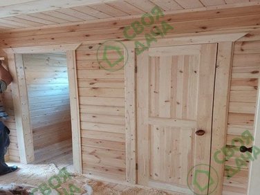 Дом из бруса в СНТ Ёлочка
