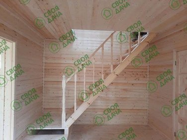 Полутораэтажный каркасный дом в СТ Заречное