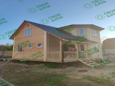 Полутораэтажный каркасный дом в СТ Заречное