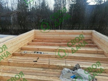 Баня из бруса в СНТ Редан