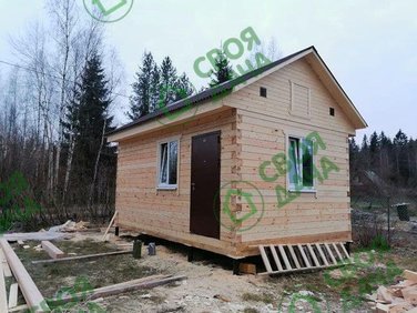 Баня из бруса в СНТ Редан