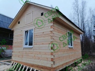Баня из бруса в СНТ Редан