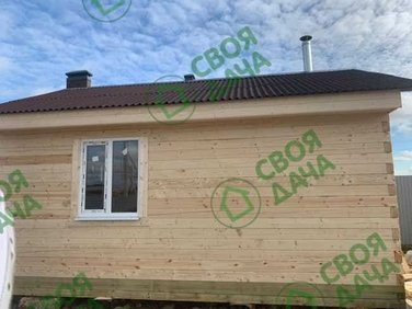Баня из бруса в с. Парфентьево