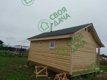 Баня из бруса в СНТ Спутник
