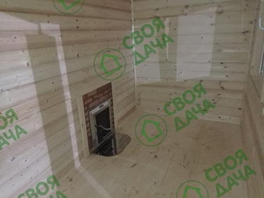Баня из бруса в СНТ Ручеёк