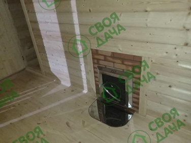 Баня из бруса в СНТ Ручеёк
