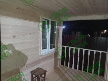 Баня из бруса в СНТ Ручеёк